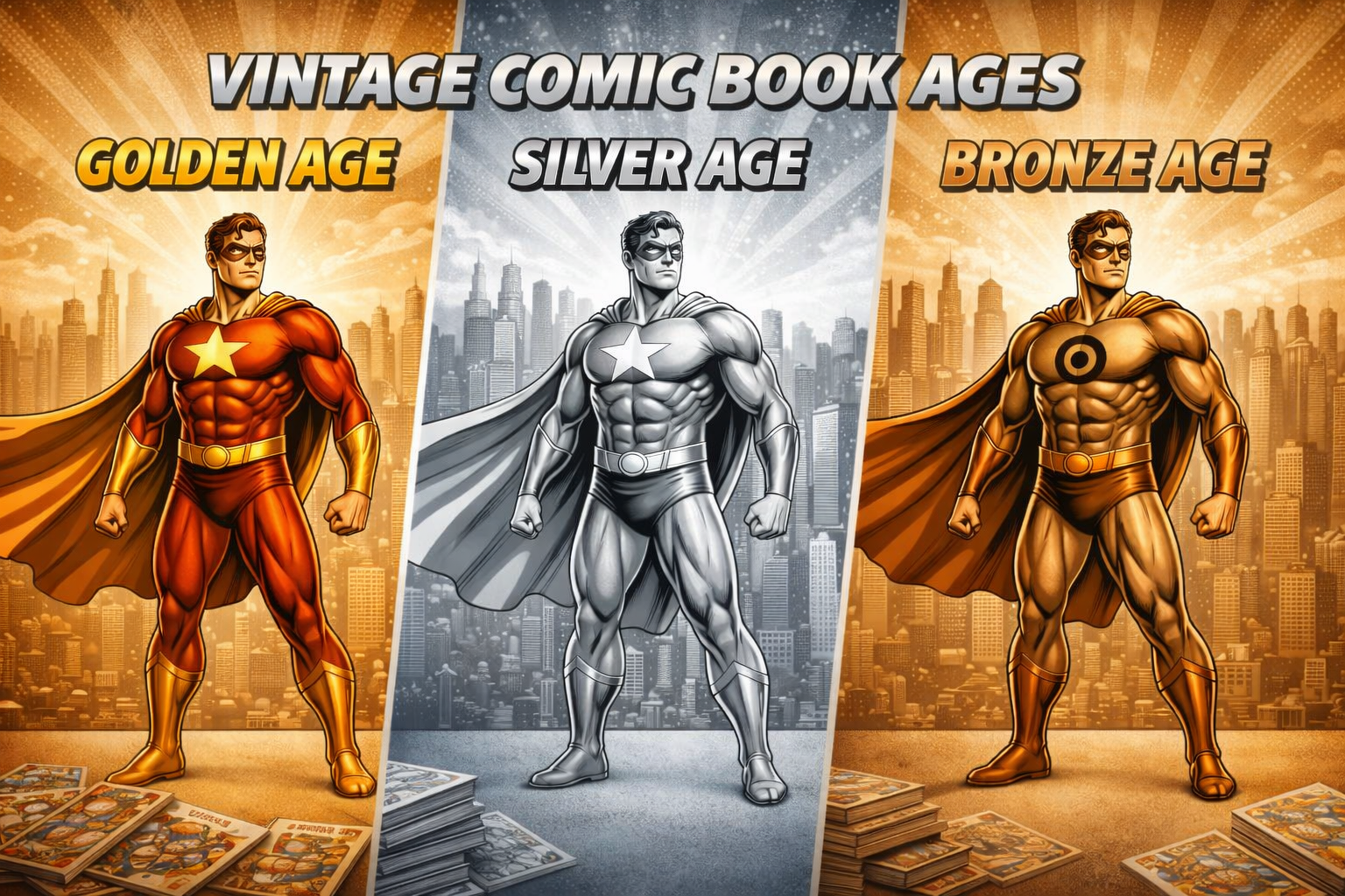 vintageages Vintage Comic Book Ages